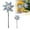 B-6Pcs, variant on 2Pcs Reflective Bird Repellent Pinwheels, 7.1 Inch Silver Dot 8-Blade Windmill, Outdoor Bird Deterrent with High Reflective Effect for Yard Garden Balcony, Scare Birds Away