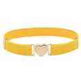 thumbnail image 1 of HLONK Ceinture Élastique pour Filles Enfants Ceinture Décorative en Forme de Cœur Boucle Réglable pour Robe, 1 of 17