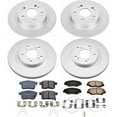 thumbnail image 2 of PowerStop Front and Rear Geomet Coated Brake Rotor and Pad Kit Fits: HONDA Select Models CRK5934, 2 of 5