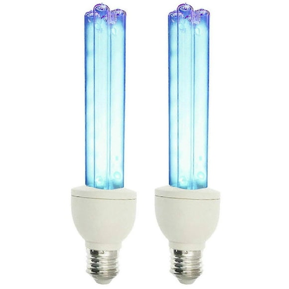 2x E27 Ultraviolet Uv Light Tube Bulb Disinfection Lamp Germicidal Lamp Bulb 15w Ozone Uv Lamp 220v