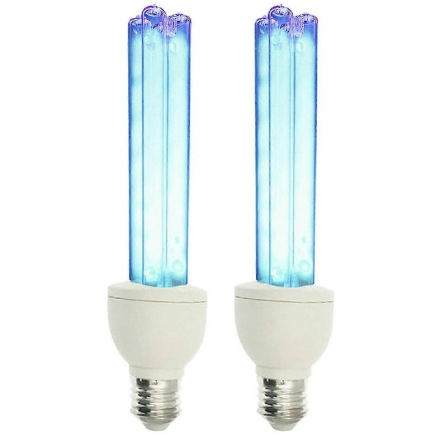 2x E27 Ultraviolet Uv Light Tube Bulb Disinfection Lamp Germicidal Lamp Bulb 15w Ozone Uv Lamp 220v
