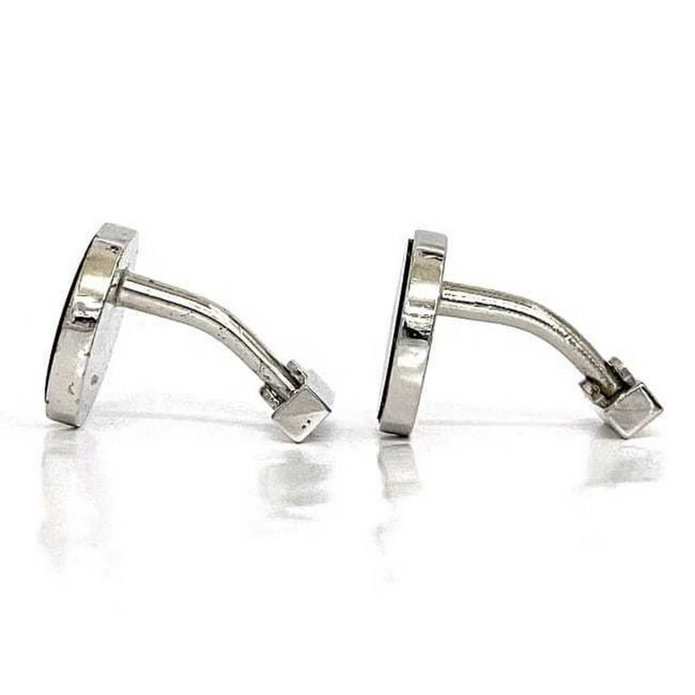 Louis Vuitton Cufflinks SV925 Silver Buton Dumanchette Ceflinks LV