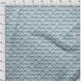 thumbnail image 4 of oneOone Cotton Poplin Dusty Blue Fabric Medical Quilting Supplies Print Sewing Fabric By The Yard 56 Inch Wide, 4 of 5