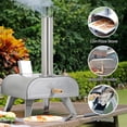 thumbnail image 5 of Big Horn Outdoor Pellet de Madera, Leña, Horno para Pizza de Acero Inoxidable (Plateado), 5 of 5
