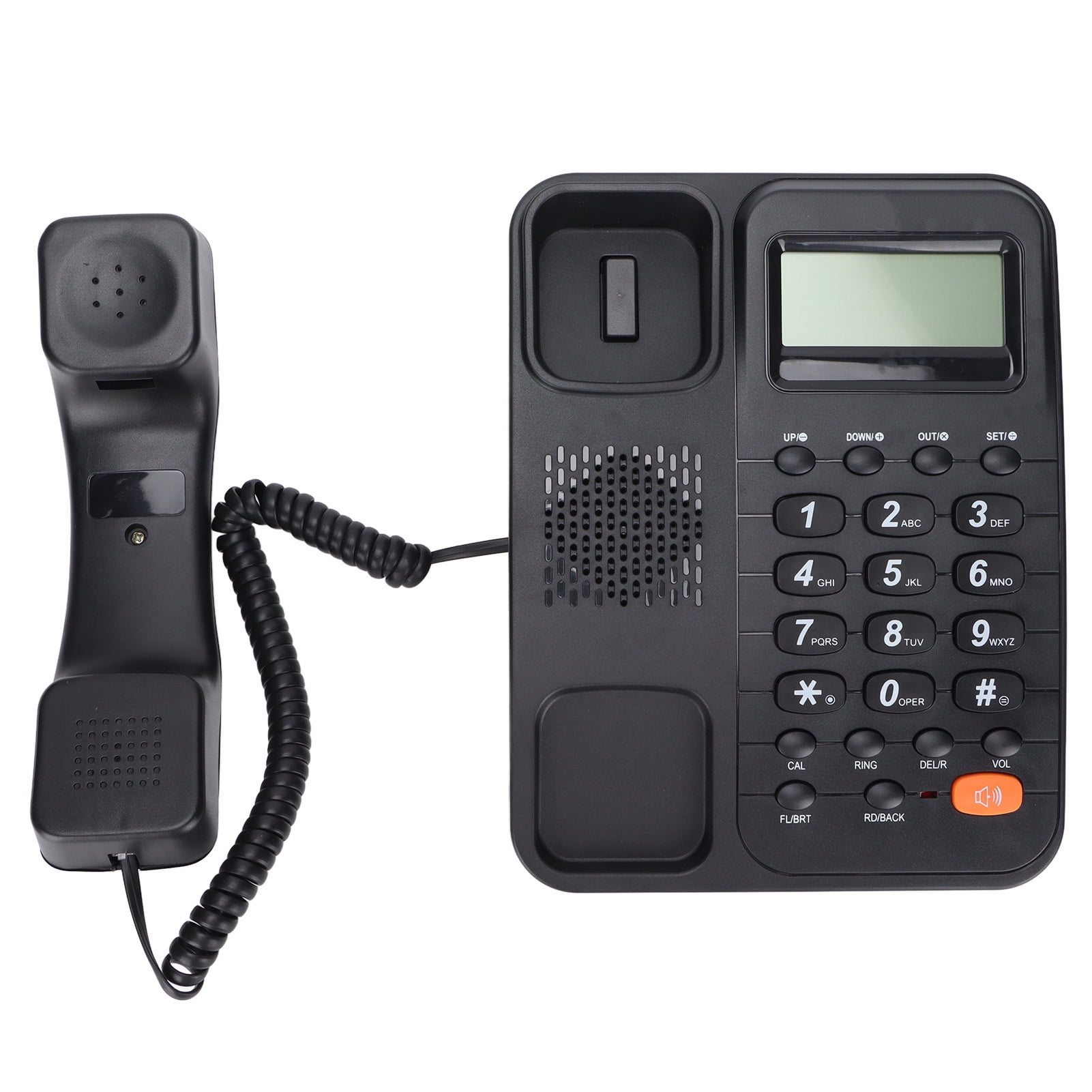 Office Phone, Caller ID Landline Office Telephone For Hotel Black
