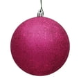 thumbnail image 1 of Vickerman N591570DQ Boule d'Ornement de Noël Fuchsia à Sequins Percée 6 Po. - 4 par Sac, 1 of 3