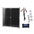 thumbnail image 4 of Solar Panel Charge Controller Set Monocrystalline Silicon 25W 10A Fast Charging Battery Free Drive Solar Panel Regulator for Lights Power Tools, 4 of 22