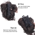 thumbnail image 5 of TESOON Claw Clip Messy Bun Hair Piece,Hair Extensions for Women,Tousled Updo, 5 of 7
