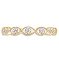 thumbnail image 2 of AFFY 2/9 Carat (Cttw) Round Natural Diamond Beautiful Engagement Band Ring 14K Solid Yellow Gold (I-J Color, I2-I3 Clarity,0.23 Carat (cttw) Ring Size-5, 2 of 6
