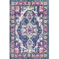 thumbnail image 2 of nuLOOM Corbett Vintage Boho Area Rug, 6' 7" x 9', Purple, 2 of 2