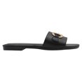 thumbnail image 2 of Sandalias de piso Soft en Piel vegana – Negro, 2 of 3