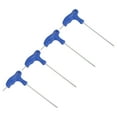 thumbnail image 1 of Uxcell 4 piezas de llave hexagonal con mango en T de 2.5 mm, llave de spanner, acero CR-V métrico, 1 of 6