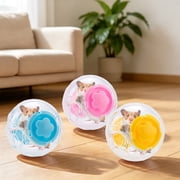 Small Pet Exercise Ball - Transparent Running Sphere with Air Vents, for Hamsters and Gerbils, 13cm Diameter, Easy Snap Closure, Indoor Floor Toy