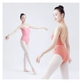 thumbnail image 3 of Women Ballet Leotards Adjustable Strap Dance Bodysuits Gymnastics Leotard Sleeveless Girls Ballet Dancing Costumes, 3 of 8