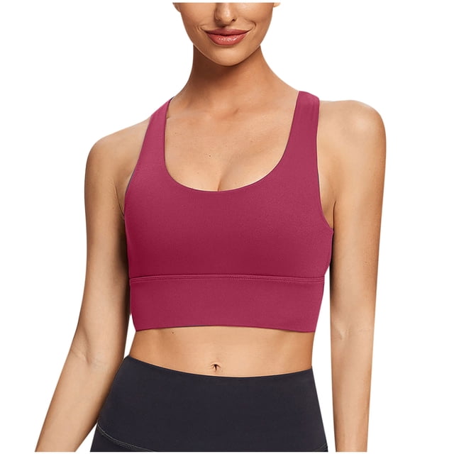Mujeres Sexy Tank Top Chaleco Sujetador deportivo Mujer Yoga Fitness Cross Back Sujetador deportivo Fridja nalpqowj36838