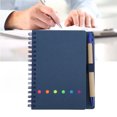 thumbnail image 3 of Note Taking Notebook, Notebook Portable Practical Pen Insertion  for Business Office Stationery Red,Green,Blue,Black,Brown, 3 of 7