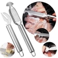thumbnail image 2 of Dual-Wire Fish Scale Scraper & Gut Cleaner Set | Stainless Steel Multi-Functional Tool with Ginger Grater, Fish Scale Remover & Intestine Cleaning Knife | Fish Cleaning Kit, 2 of 9