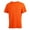 Orange(New), variant on PNTUTB Men's Summer Lightweight Breathable Top Solid Color Crew Neck Quick Dry Sports Casual Comfortable T-shirt
