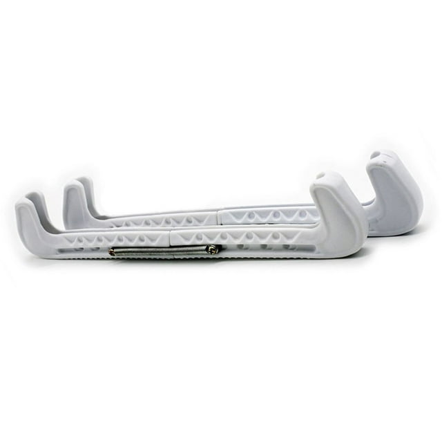 Sonducket 1 par de fundas para patines de figuras de hockey sobre hielo a prueba de arañazos, funda impermeable para patines de hielo, Deportes de nieve Blanco