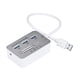 thumbnail image 2 of Concentrador USB 3.0, divisor USB de 3 puertos, extensor multiusb, concentrador 3.0, lector de tarjetas SD, expansor USB 3.0 para PC, 2 of 6
