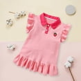 thumbnail image 6 of Wavsuf Toddler Girls Casual Dresses Summer Pink Dresses Size 4Y, 6 of 8
