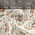thumbnail image 6 of Easter Bunny Cloth Napkins, Spring Easter Eggs Botanical Linen Washable and Reusable Dinner Napkins Set of 4, Table Napkin for Kitchen Party Birthday Wedding Hotel Housewarming 20"x20", 6 of 9