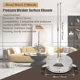thumbnail image 2 of Surface Cleaner,With 1/4 Inch Power With 1/4 15inch Pressure 3 Wheels 2 Quick 3 Wheels Pressure Cleaner 2 Nozzles 2 Stainless Steel Power 1/4 Inch Quick Steel Power With Wheels 2 Nozzles Inch Quick 3, 2 of 7