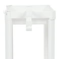 thumbnail image 3 of NFTIGB 2-Tier Freestanding Bathroom Storage Shelf Rack Organizer, Plastic Multifunctional Shelving Unit for Living Room Bedroom Kitchen, White (14.57 inches / 37 cm), 3 of 9