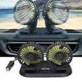 thumbnail image 4 of Vehicle Fan, Rotatable Car Cooling Fan  For Vehicles For Car 12V Yellow Fan Blade,24V Orange Fan Blade, 4 of 8
