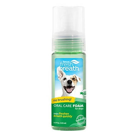 Fresh Breath by TropiClean Mint Foam for Pets, 4.5oz - Made in USA