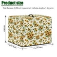 thumbnail image 6 of ZIATUBLES Universal Juicer Cover Dustproof Stain Resistant Foldable Kitchen Appliance Cover with Top Handle, Fits Most Blender Juicers, Sunflower Bee Print, 17 "W x 11 "D x 15 "H, 6 of 7