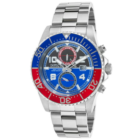 Invicta 18517 Men's Pro Diver Multi-Function Stainless Steel Gunmetal And Blue Dial Watch