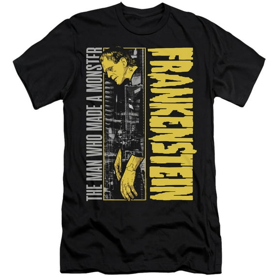 Universal Monsters The Man Who Made A Premium S/S Adult 30/1 T-Shirt Black