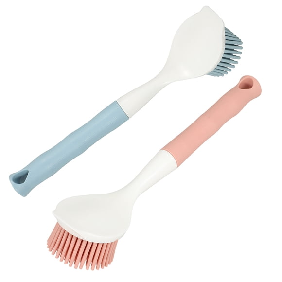 Phenofice 2Ud Para Platos Con Mango Largo De Tpr Colores Surtidos Para Limpieza Fácil En Cocina