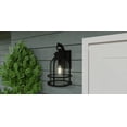 thumbnail image 4 of Quoizel Bowles 1-Light Earth Black Outdoor Wall Lantern, 4 of 7