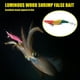 thumbnail image 3 of Señuelos de pesca de camarones de madera luminosa de 14cm y 20g equipo de pesca de cebo Wobbler Artificial JShteea El nuevo, 3 of 7