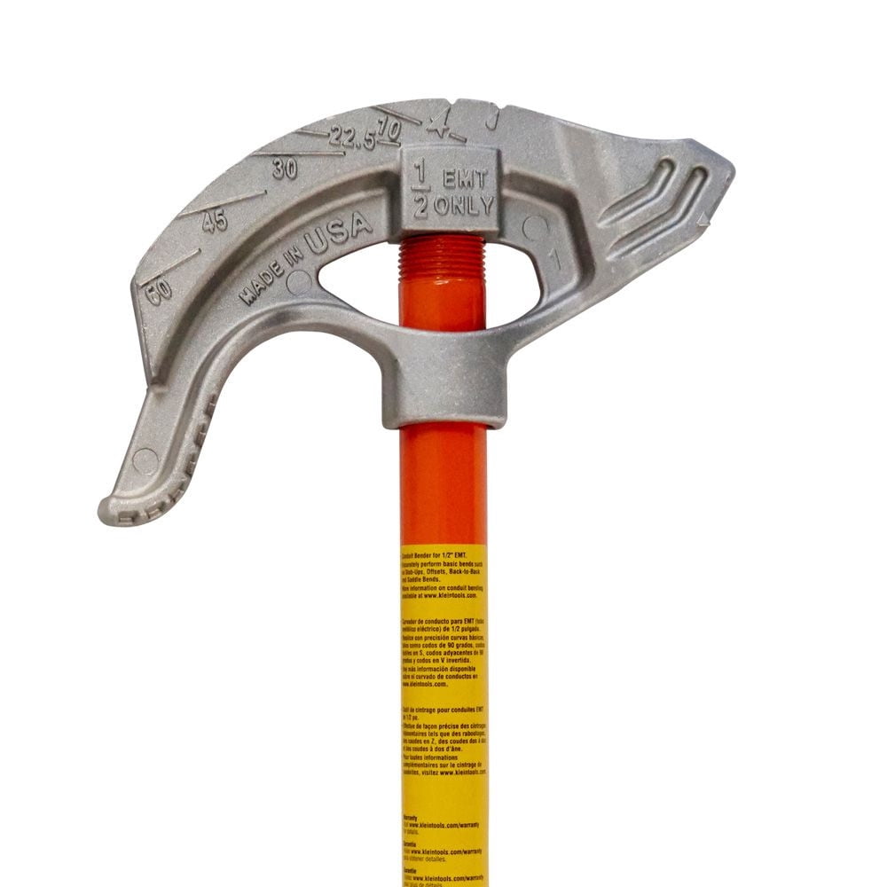Klein Tools 1/2 In. Conduit Bender With Handle