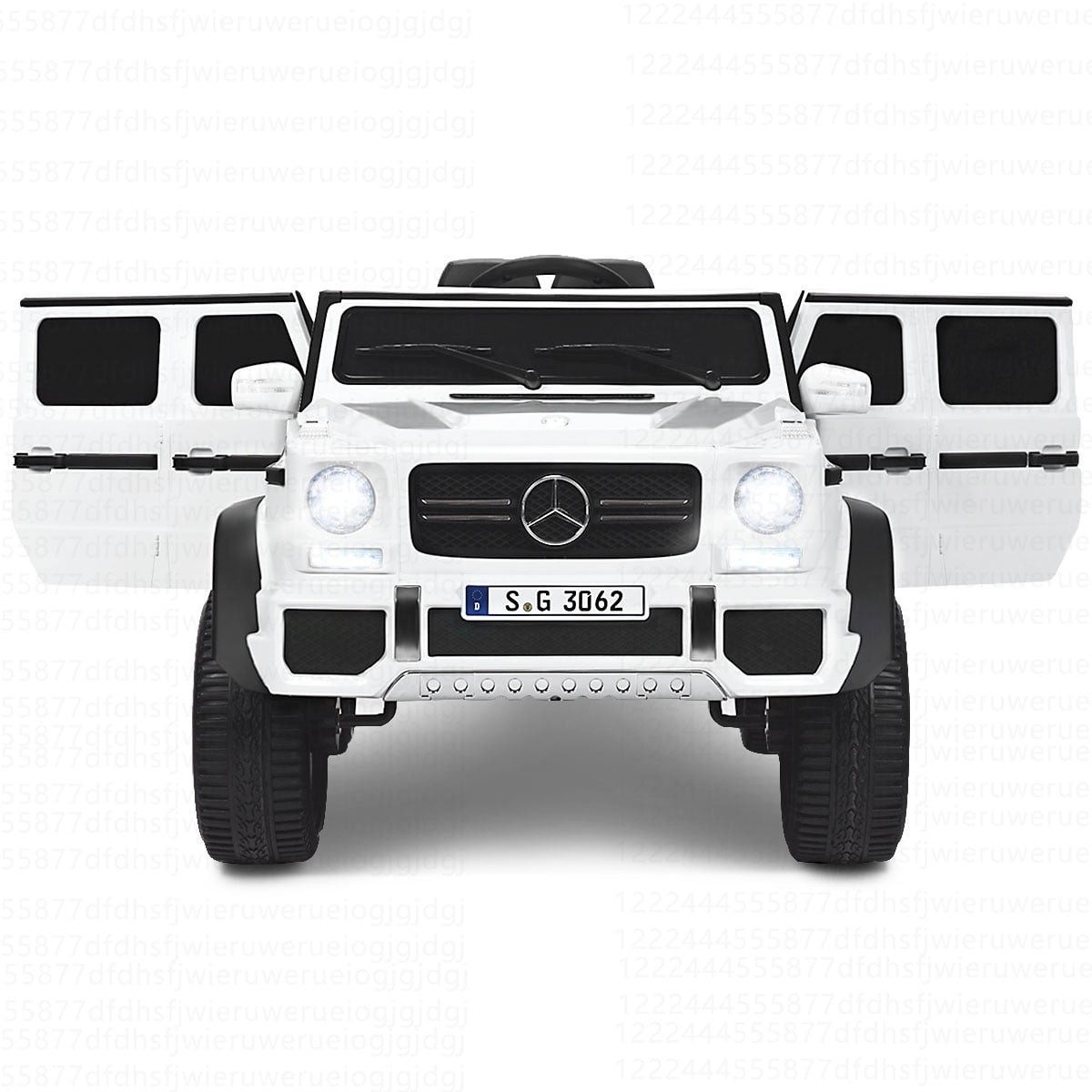 Costway Mercedes Benz 12V Electric Kids Ride On Car RC Remote Control W/Trunk White