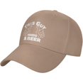 thumbnail image 1 of This Guy Needs A Beer Hatblack Baseball Cap Adjustable Size, 1 of 2