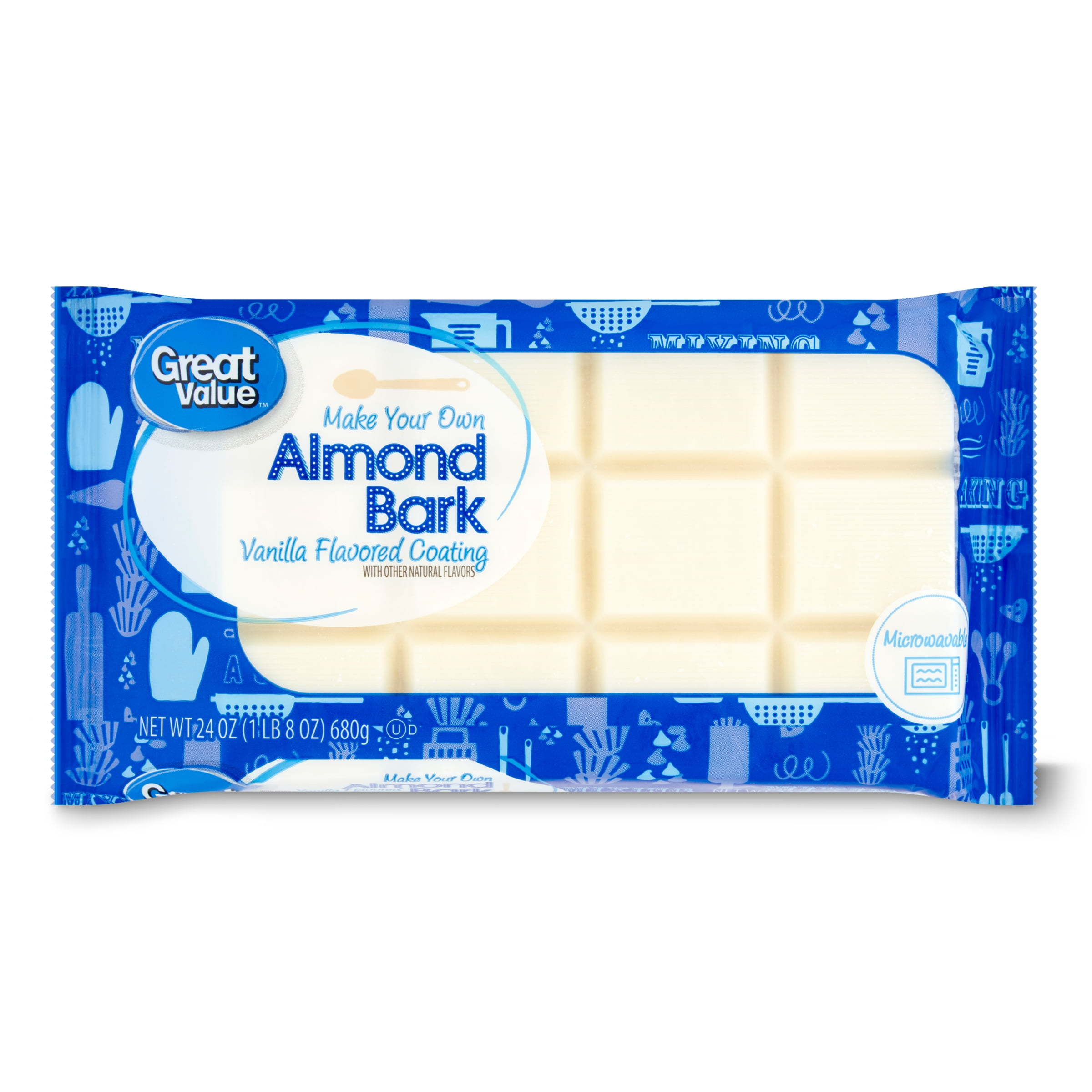 Great Value Almond Bark, Vanilla, 24 oz