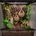thumbnail image 7 of Wall Mounted Reptile Hideout Cave, Handwoven Fiber Lizards Hanging Nest with Strong Suction Cup, Terrarium Climbing Hammock Bedding for Bearded Dragon Gecko Chameleon Anole, 7 of 7