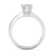 FireBorn Diamonds Fireborn Marquise-Shaped Diamond Engagement Ring, Knife Edge Design, 1 CTTW, 14K White Gold