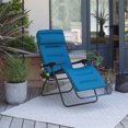 thumbnail image 4 of Lafuma RSX Clip Air Comfort Padded Zero-Gravity Multi-Position Reclining Chair, Coral Blue, 4 of 4