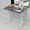 Gray, variant on Oufan 31.5" Adjustable Standing Desk, Multifunctional Office Desk with Iron Frame & Wooden Desktop, Computer Table for Home Office, Study, White