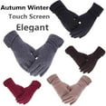 thumbnail image 3 of Walbest Women Autumn Winter Elegant Warm Gloves Touchscreen Gloves, Outdoor Windproof Gloves for Women Girls Winter Using, 3 of 6