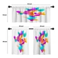 thumbnail image 4 of LALILO Kitchen Curtains and Valances Set of 3 36" Plastic Window Treatment Tiers for Window Decor, 4 of 5