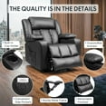 thumbnail image 4 of FLEXISPOT Electric Power Lift Recliner Chair for Elderly with Massage and Heat, Cup Holders Side Pockets Massage Recliner Sofa Chairs for Living Room, 4 of 6