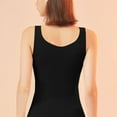 thumbnail image 5 of Women's Cozy Fleece Lined Bra: Double-Sided Velvet Thermal Vest Top, Wirefree Seamless Support with Full Coverage for Fall and Winter Comfort, Warm Lingerie Essential,Black L, 5 of 5
