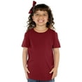thumbnail image 2 of Kavio! Toddlers Crew Neck Short Sleeve Tee (Same TJP0494) Wine 3T, 2 of 2