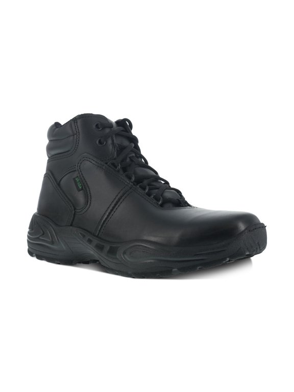 Reebok Mens Black Leather Work Boots Postal Express Chukka 9 W